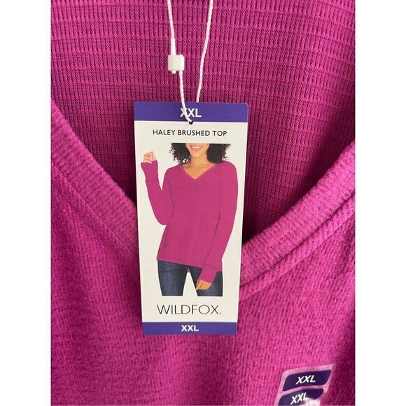 ❤️Wildfox Women’s Haley Brushed Top XXL - Picture 3 of 5